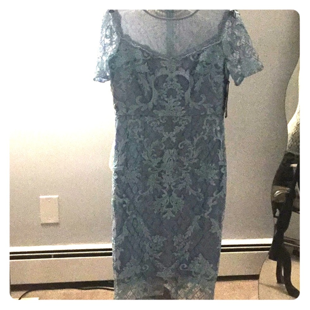 Embellished sheath dress